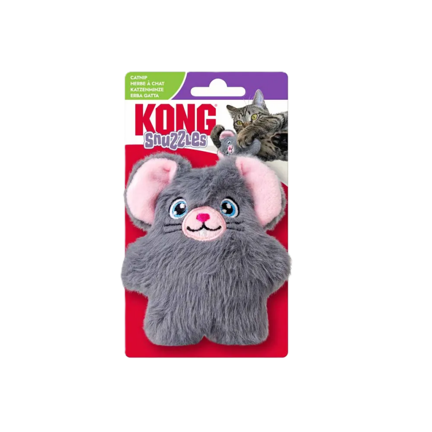 Cat Snuzzles Mouse 10x9x4cm - Katt - Katteleker & viftepinner - Myke katteleker - Kong