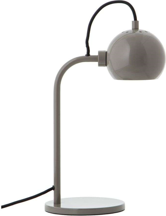 - Ball Bordlampe Glossy Warm Grey