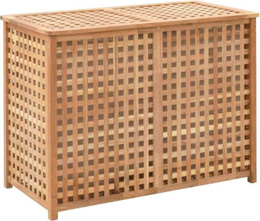 Bilde av Skittentøyskurv 87,5x46x67 cm heltre valnøtt