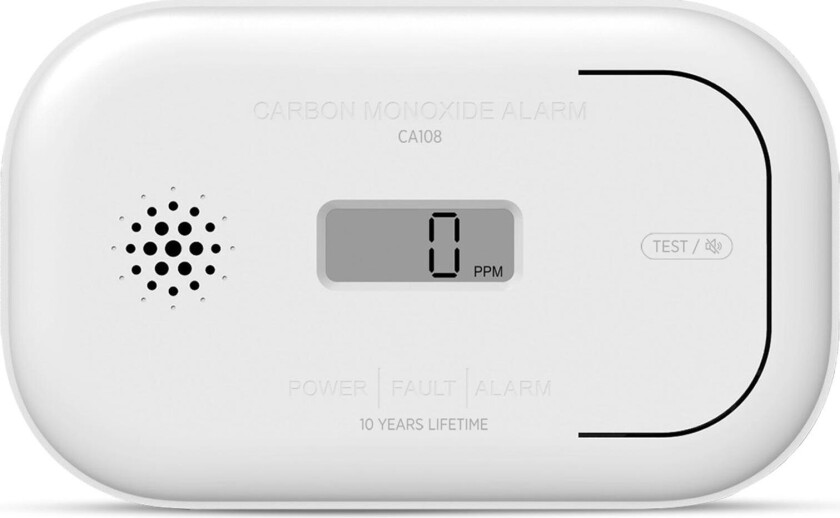 Carbon Monoxide Alarm with LCD, CA108