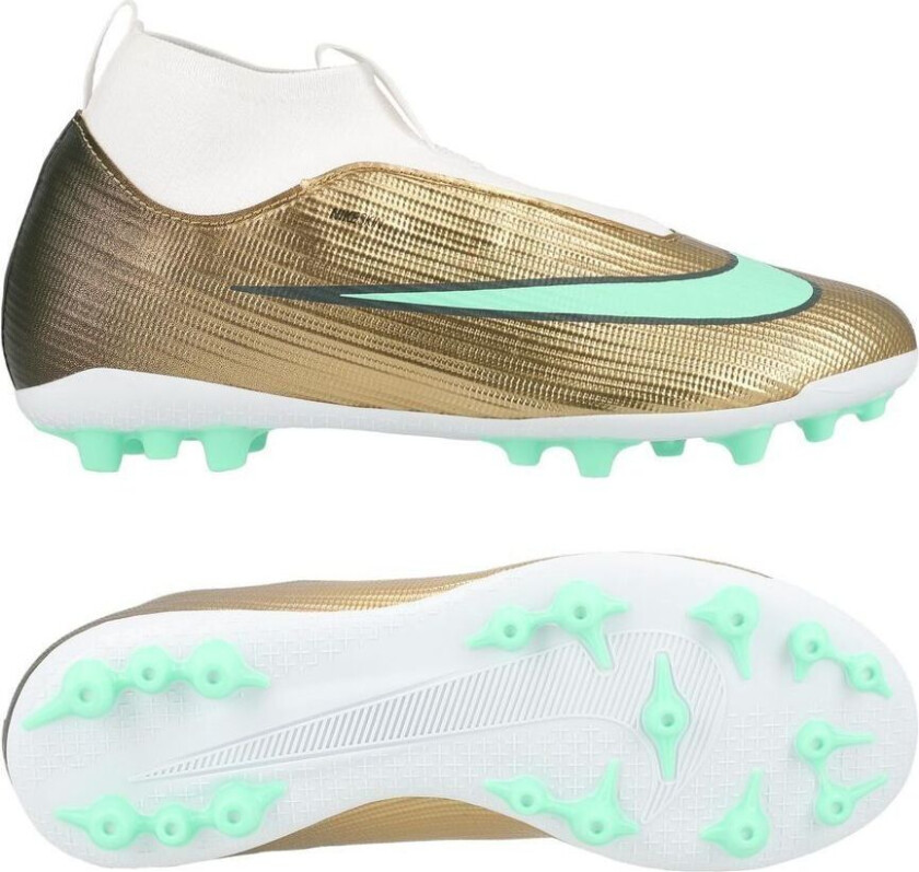 Mercurial Superfly 11 Academy AG Mbappé Personal Edition Barn - Kunstgress (AG), størrelse 38