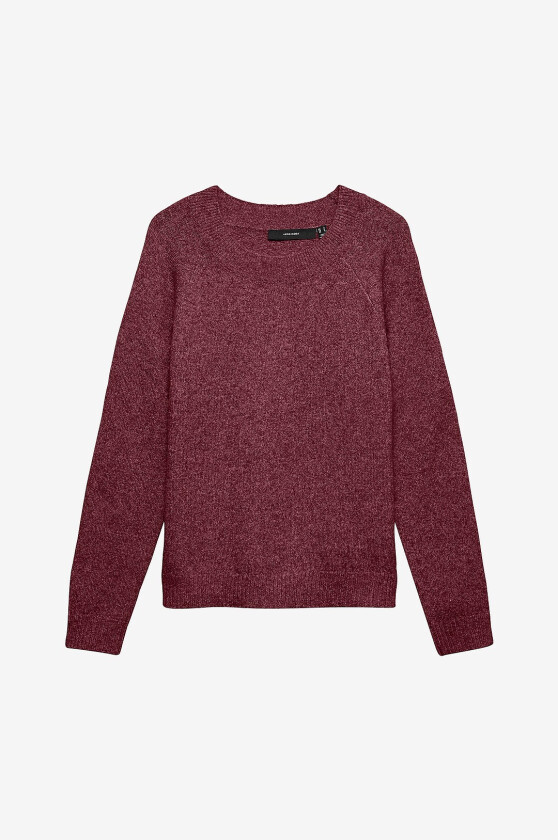 Genser vmDoffy LS O-Neck Blouse - Rød