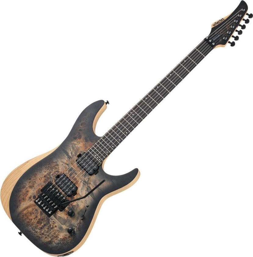 Schecter Reaper-6 FR Satin Charcoal Burst