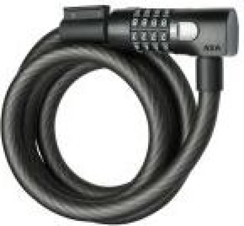 Cable Resolute C15 - 180 Code Cable lock Mat black, Code, 15 mm, 180 cm, Safety code:6 (1-15)