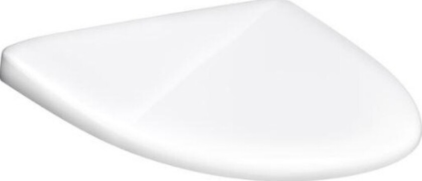 Estetic toalettsete, soft close, avtagbar, hvit