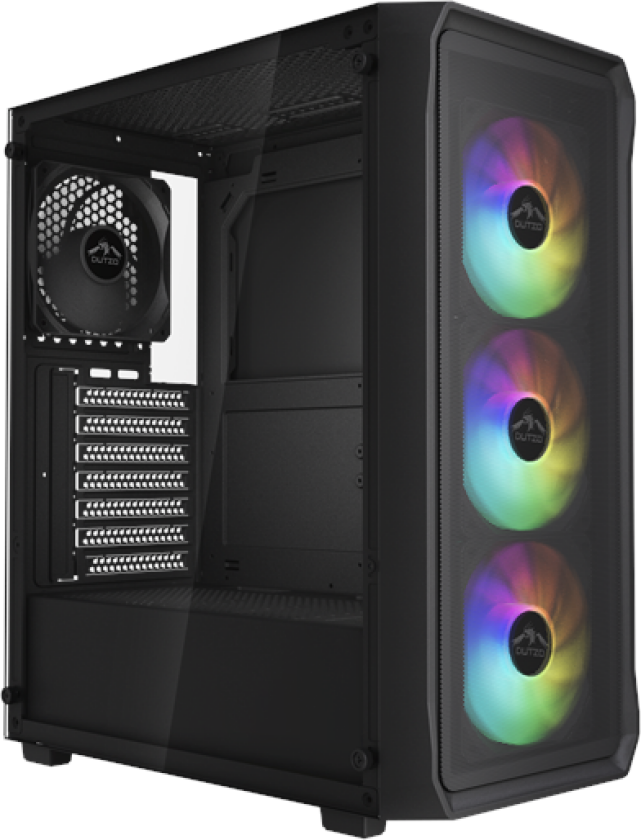 C322 Mesh ARGB - Kabinett - Miditower - Svart