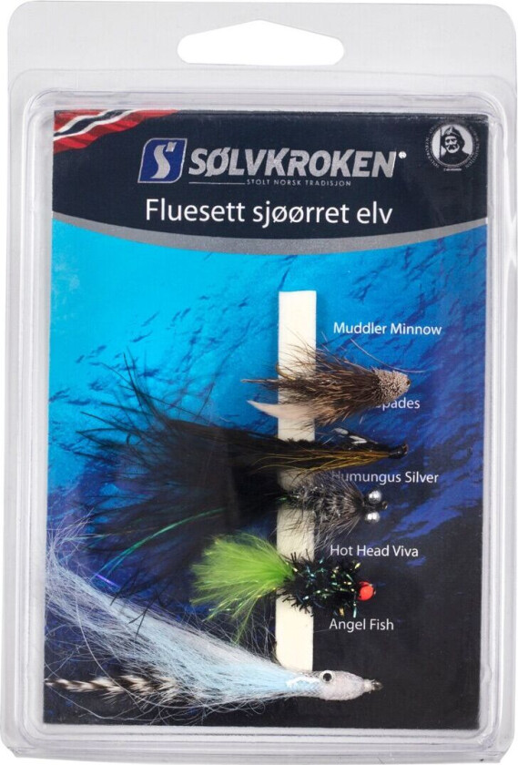 Fluesett Sjøørret elv, fluesett STD