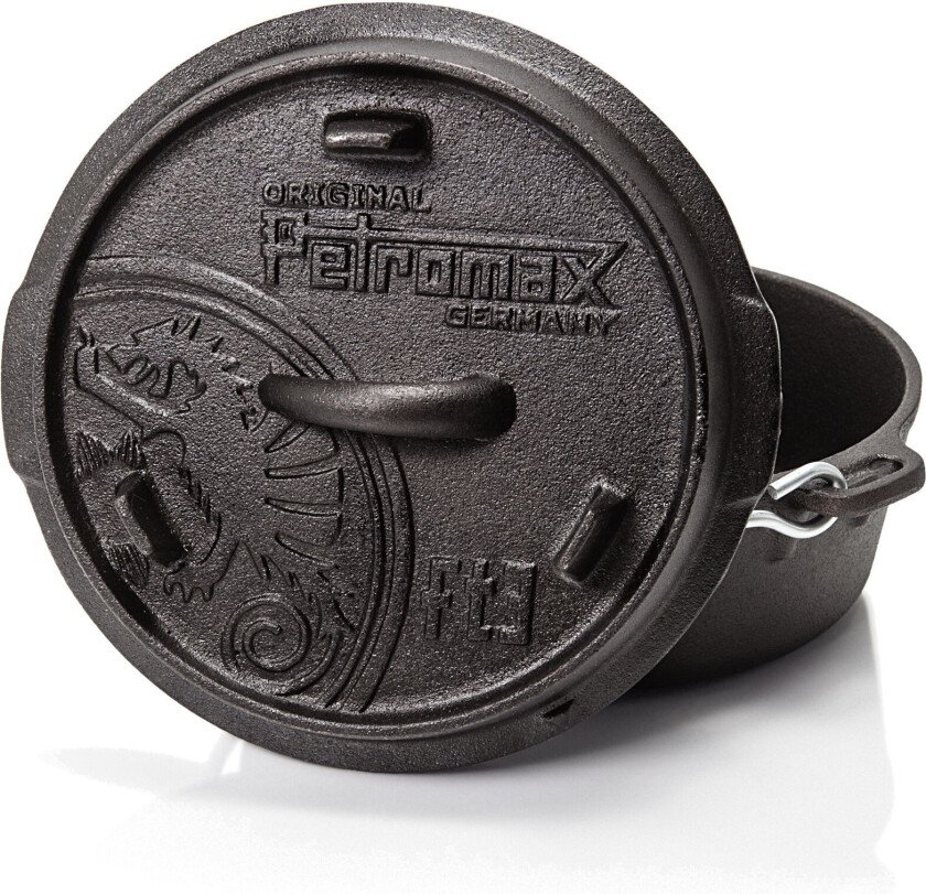 Dutch Oven FT3 With A Plane Bottom Surface OneSize, Black