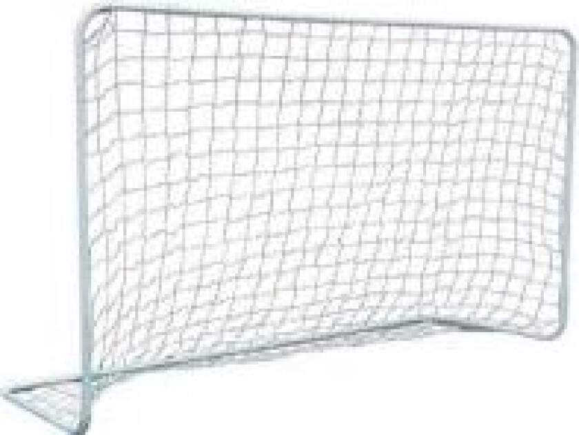 Enero Fotballmål med nett, hvit, størrelse 1,82x1,22x0,61m