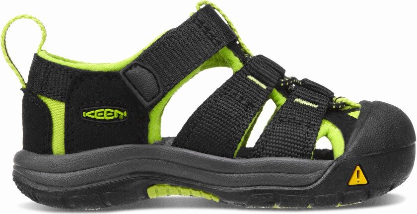 Keen Newport H2 Infant 19, Black/Lime Green