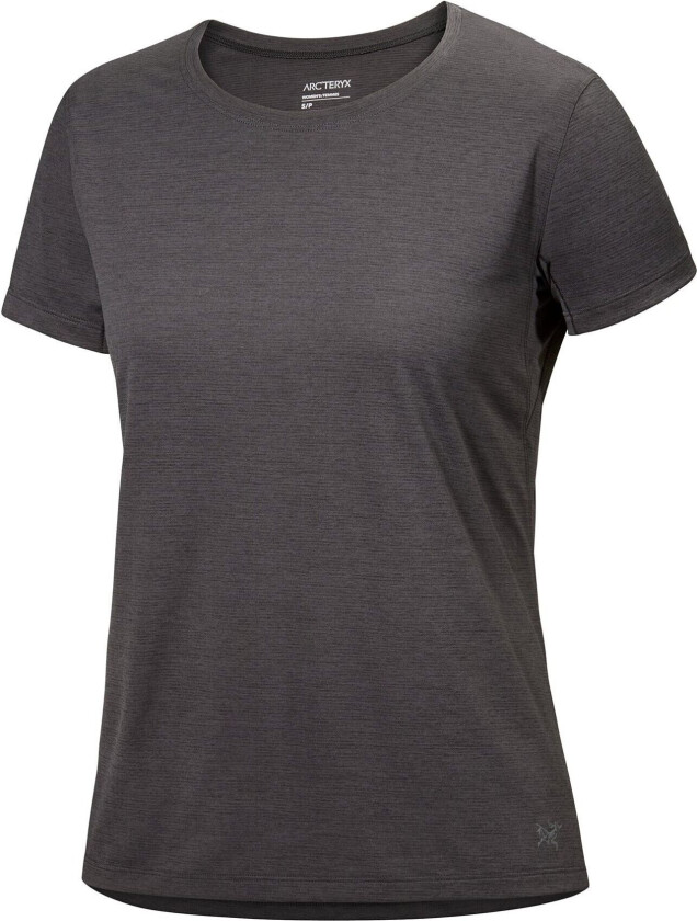 Women's Taema Crew SS M, Black Heather