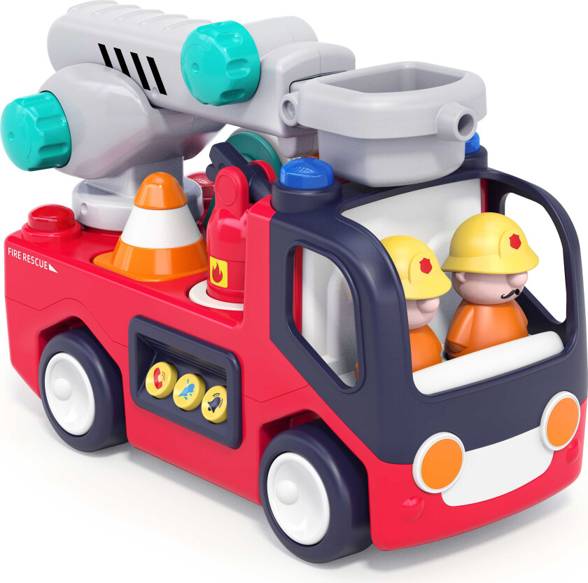 Brandbil med lys, musik og bevægelse