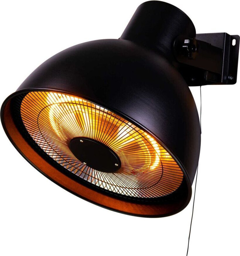 Terrassevarmer Veggvarmer Deluxe 2000W, svart