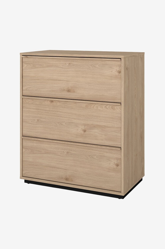 Hana kommode med 3 skuffer, Brun