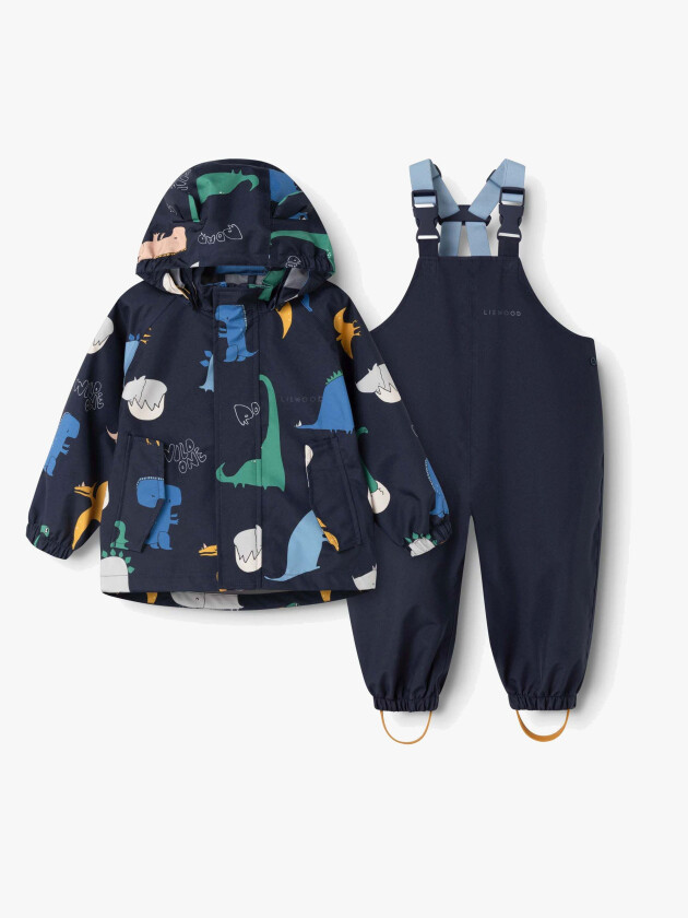 Manu Regnsett, Dino roar/Classic navy, 98 - Regnsett - Polyester
