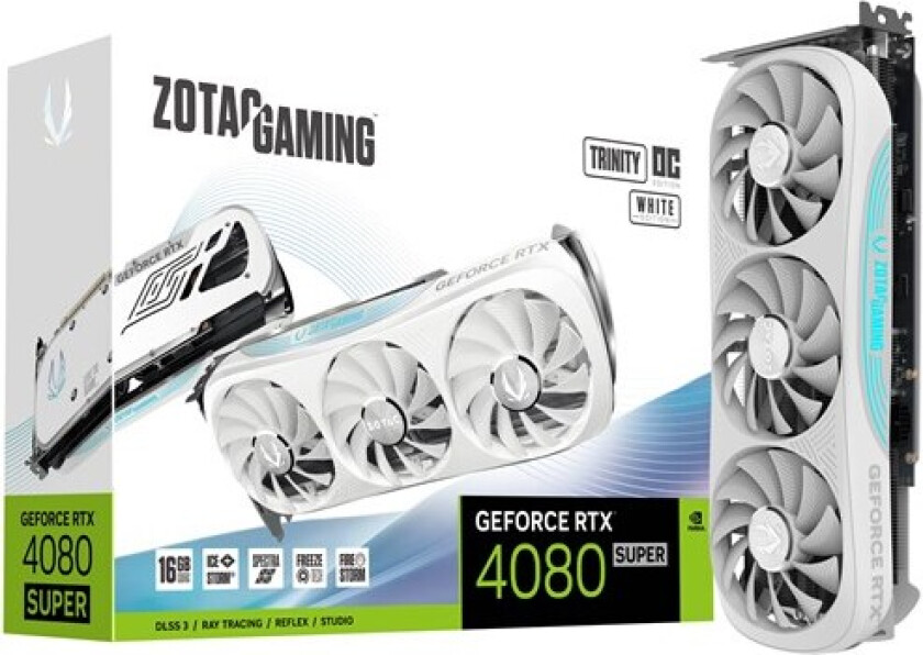 GeForce RTX 4080 SUPER Trinity OC White - 16GB GDDR6X RAM - Grafikkort