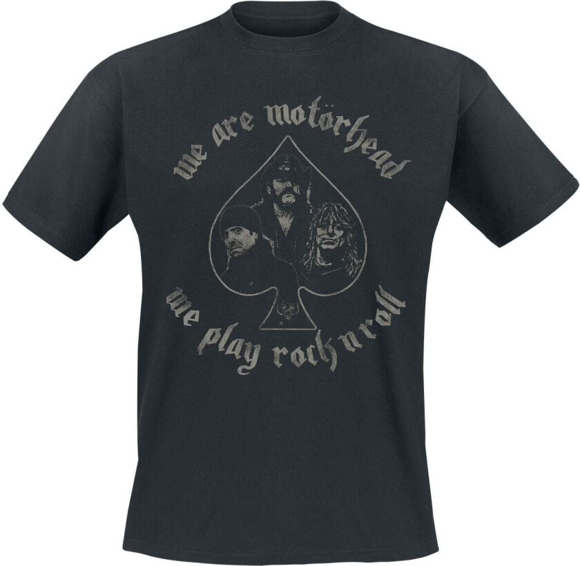 T-skjorte - We Are - S til 5XL - Herrer - svart