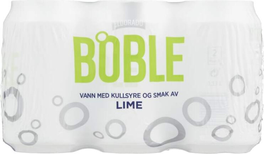 Boble Vann Lime 0,33lx6 boks