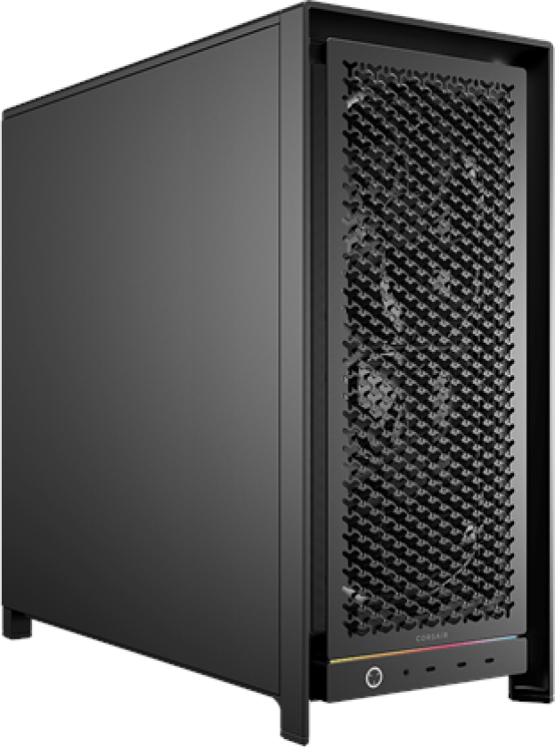 FRAME 5000D RS Workstation - Kabinett - Fulltower - Svart