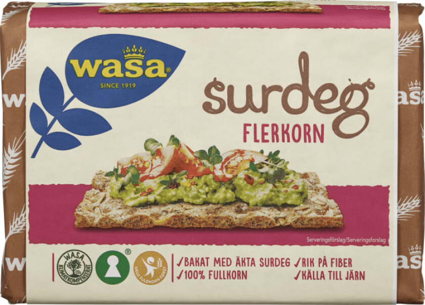 Wasa Surdeg Flerkorn 275g