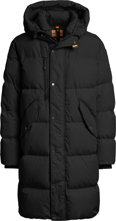 Men's Long Bear Hooded Parka 2.0 Black