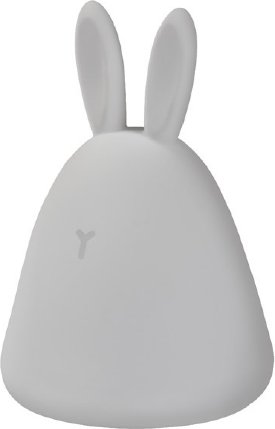 LED-batteridrevet nattlampe NIGHTLUX RABBIT hvit USB RGB touch