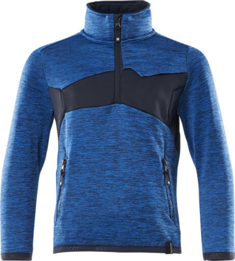 Mascot fleecegenser for barn 18903-316, blå/mørk marine, størrelse 104