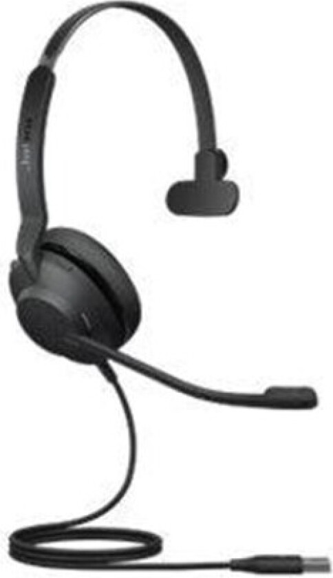 Evolve2 30 Uc Hodesett Usb-a Optimert For Uc Mono Svart