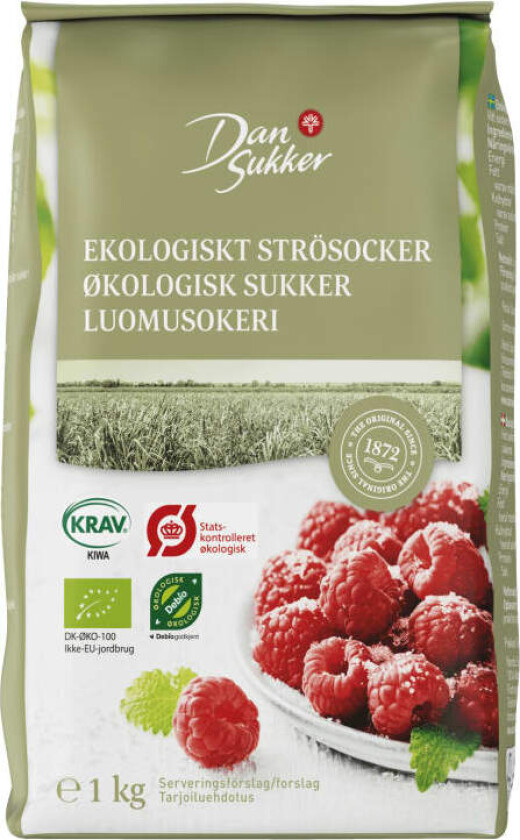 Sukker Økologisk 1kg