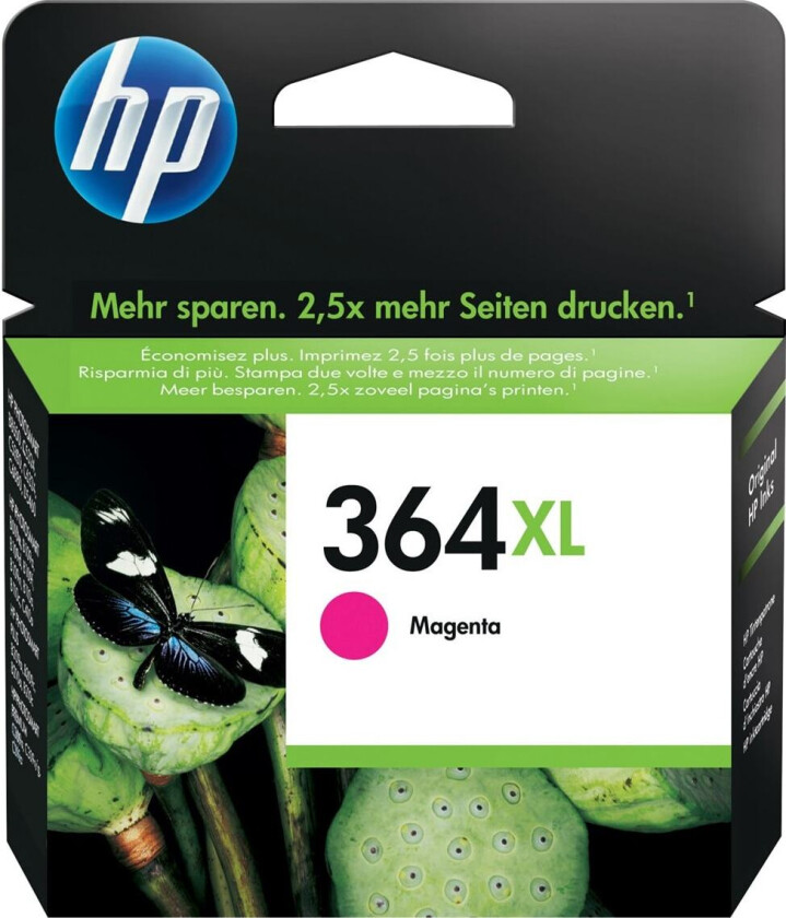 Hp Blekk Magenta No.364xl Ps D5460