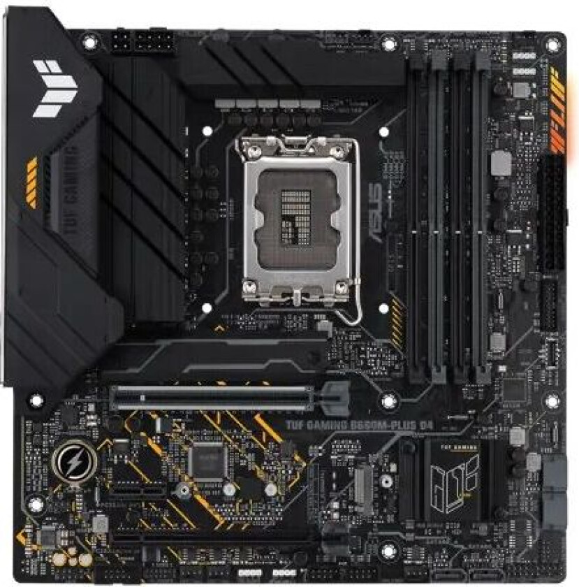 Asus Tuf Gaming B660m-plus D4 Ddr4 S-1700 Matx Mikro Atx Hovedkort