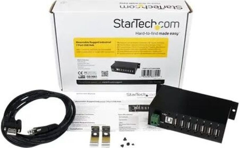 Startech Mountable Rugged Industrial 7 Port Usb Hub Usb Hub