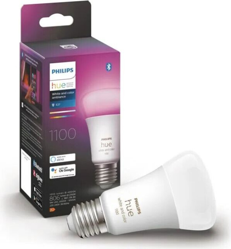 Color Ambiance Smart LED-pære E27 1100 lm 1-pk.
