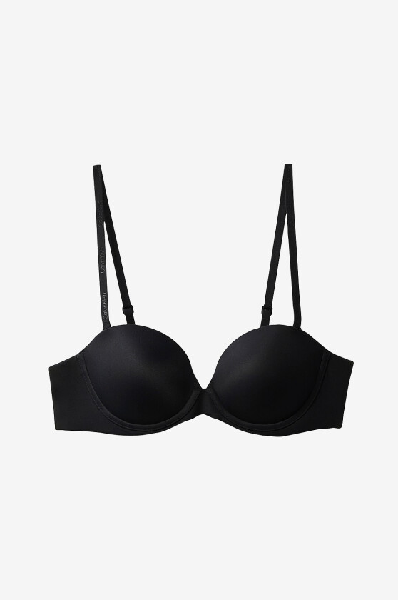 Push-up BH Strapless - Svart