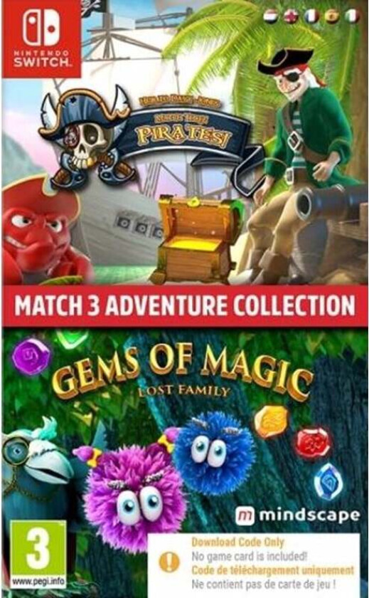 Match 3 Adventure Collection (Code in a Box) - Nintendo Switch - Puslespill