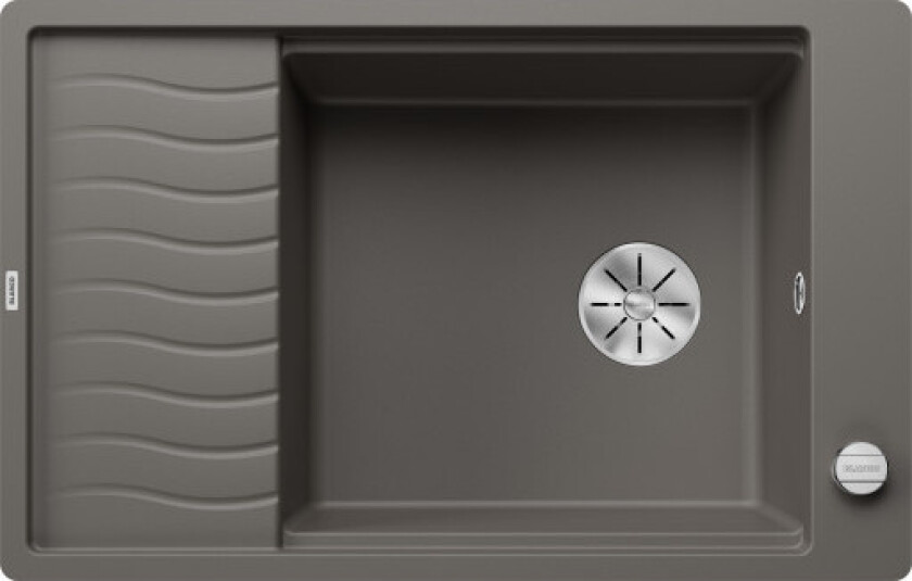 Elon XL6S-F MXI kjøkkenvask, 77x49cm, grå
