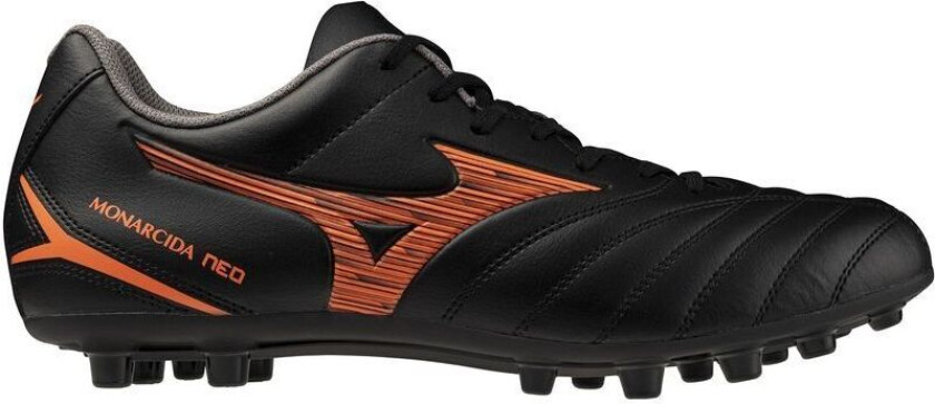 Monarcida Neo Iii Select Ag Bright Black - Svart/oransje - Kunstgress (Ag), størrelse 44½