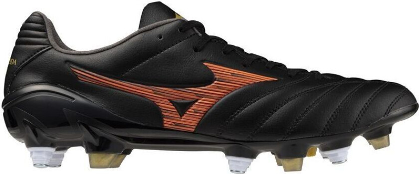 Monarcida Neo Iii Pro Sg Bright Black - Svart/oransje - Vått Gress (Sg), størrelse 44