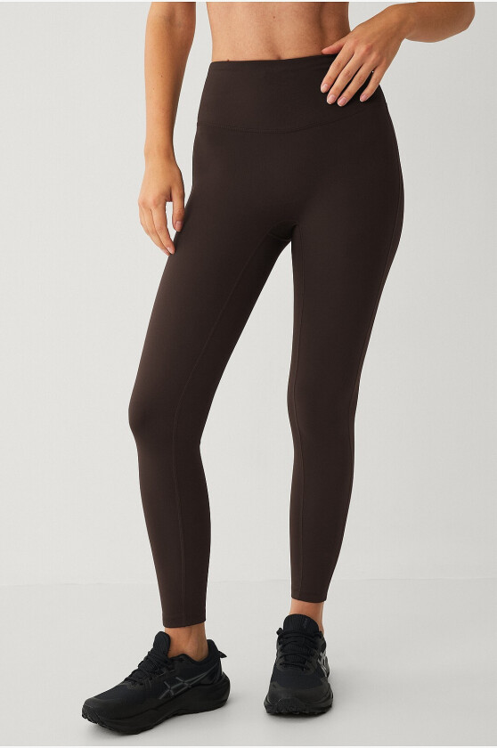 Treningstights Studio Tights Flat Front Core - Brun