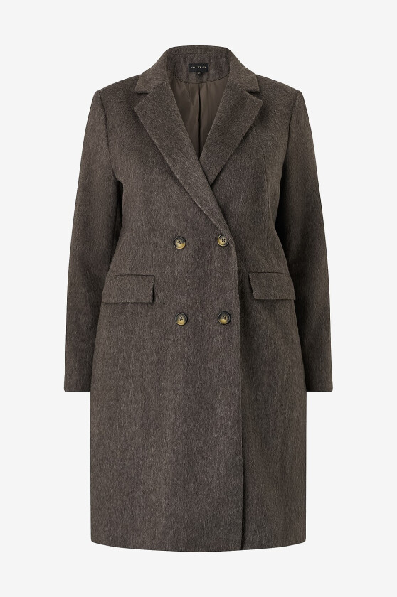 Kåpe Wool Coat - Brun