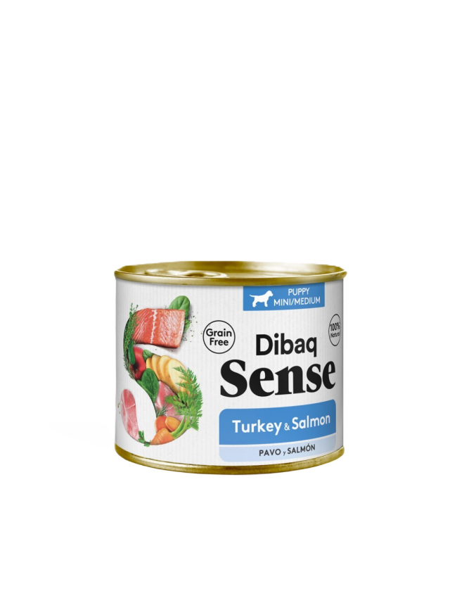 Sense Dog Puppy Turkey & Salmon 190 g - Hund - Hundefôr & hundemat - Våtfôr & våtmat - DIBAQ