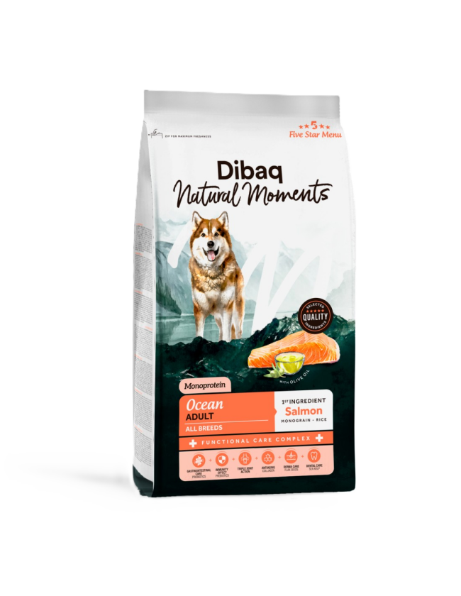 Natural Moments Dog Ocean 12kg - Hund - Hundefôr & hundemat - Tørrfôr for hund - DIBAQ