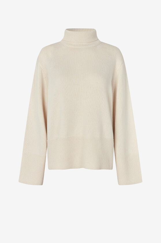 Pullover Alpha Knit T-neck - Natur