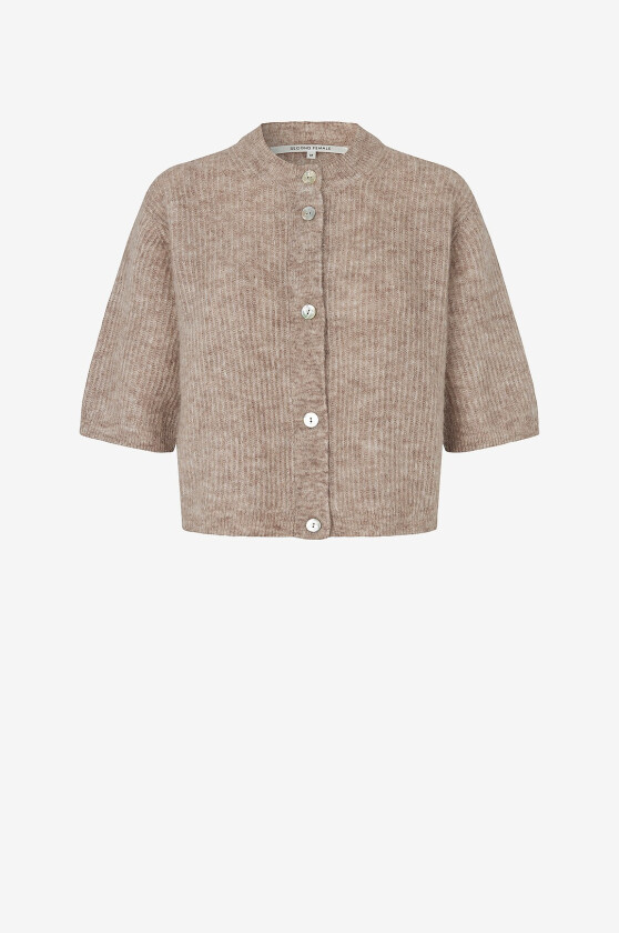Kardigan Andrea Knit Rib Cardigan - Beige