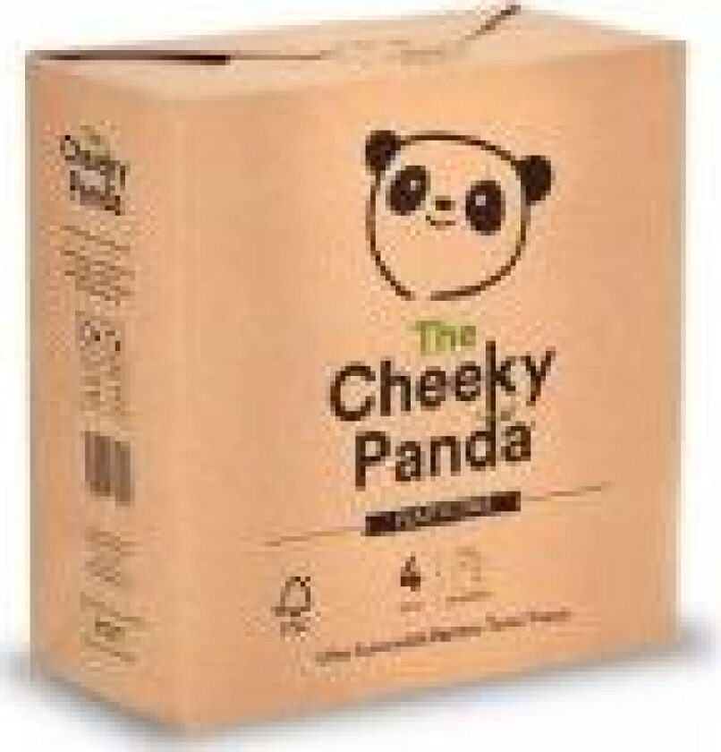 Bilde av Cheeky Tre-lags bambus toalettpapir, 4 papirruller - Cheeky