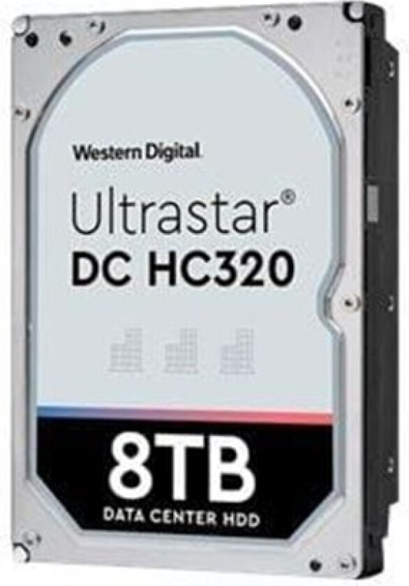 WD Ultrastar DC HC320 HUS728T8TALE6L4 - 8TB - Harddisk - 0B36404 - SATA-600 - 3.5"