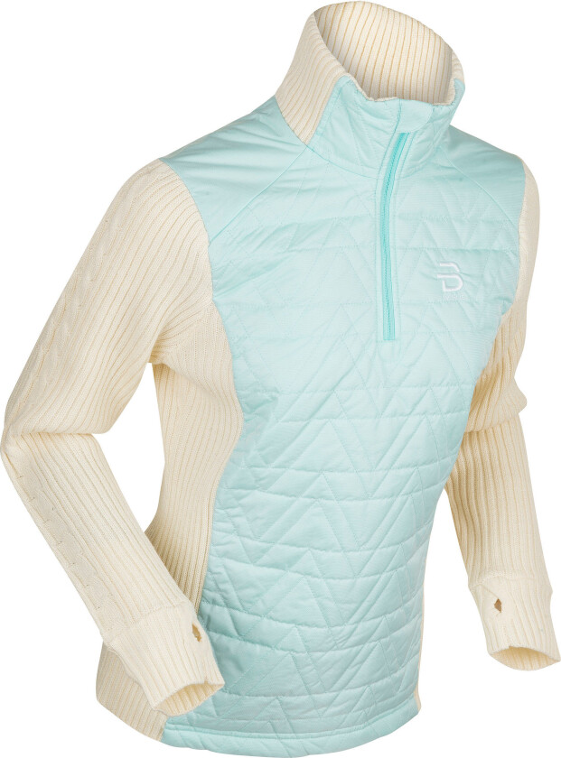 Half Zip Comfy Dame Iced Aqua XS