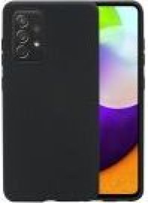 - Bulk - baksidedeksel for mobiltelefon - 100 % resirkulert termoplastisk polyuretan (TPU) - svart - for Samsung Galaxy A42 5G