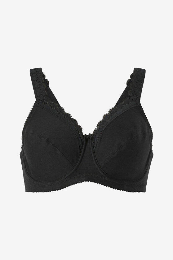 Cotton Comfort Bøyle-BH Black 110D