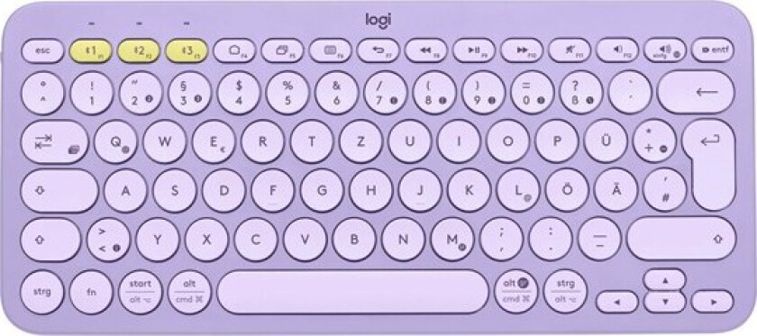 K380 Multi-Device Bluetooth Keyboard - keyboard - QWERTZ - German - lavender lemonade - Tastatur - Tysk - Lilla